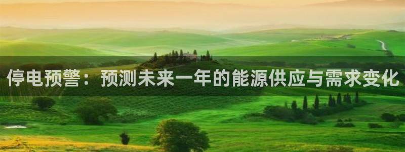 门徒娱乐加拿大：停电预警：预测未来一年的能源供应与需求变化